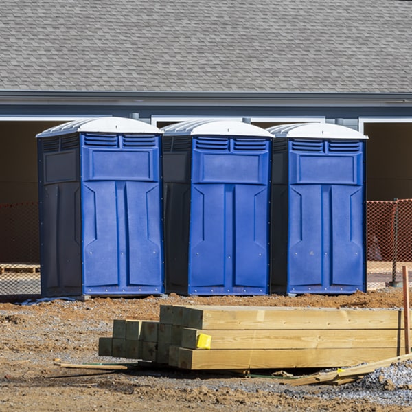 are there any restrictions on what items can be disposed of in the porta potties in Hamshire